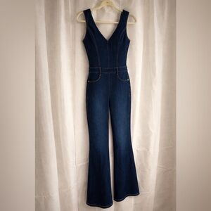 Guess Denim Jumper with Gold Accents Sz 28